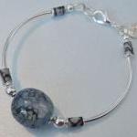 Energy bracelet, agate, jasper